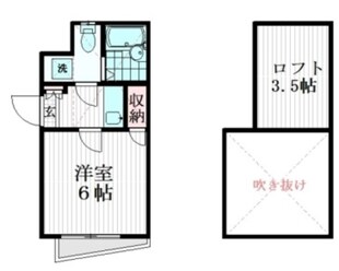 シャンテ立花の物件間取画像